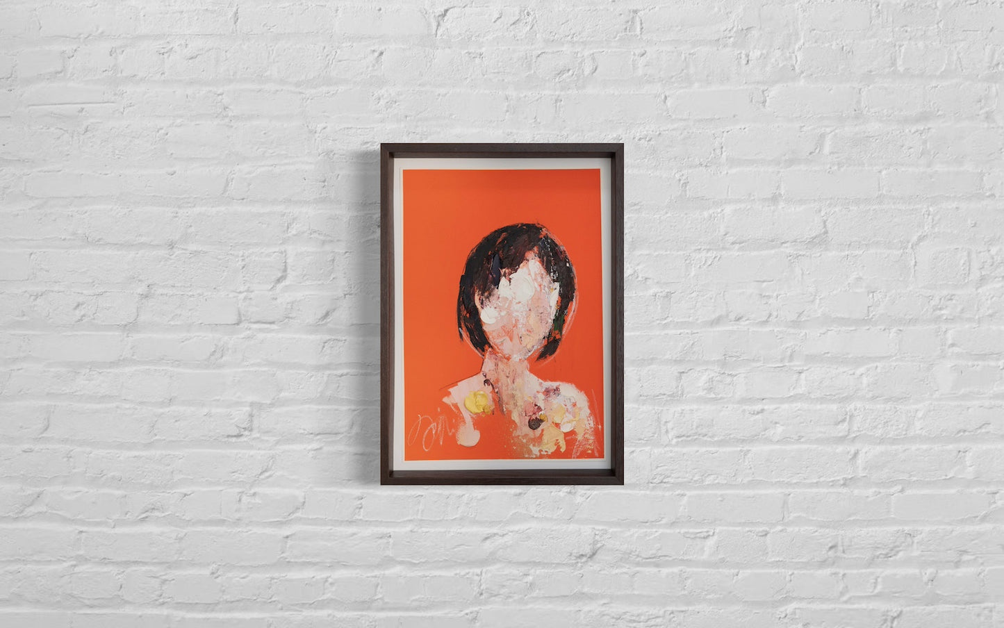 mirror series UNTITLED Portrait (Large size) painting