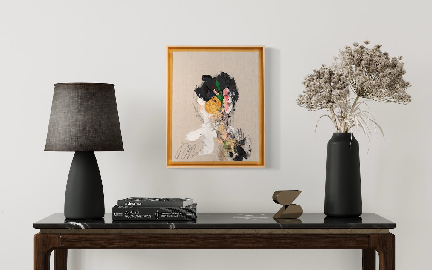 Gold Portrait work contemporary painting