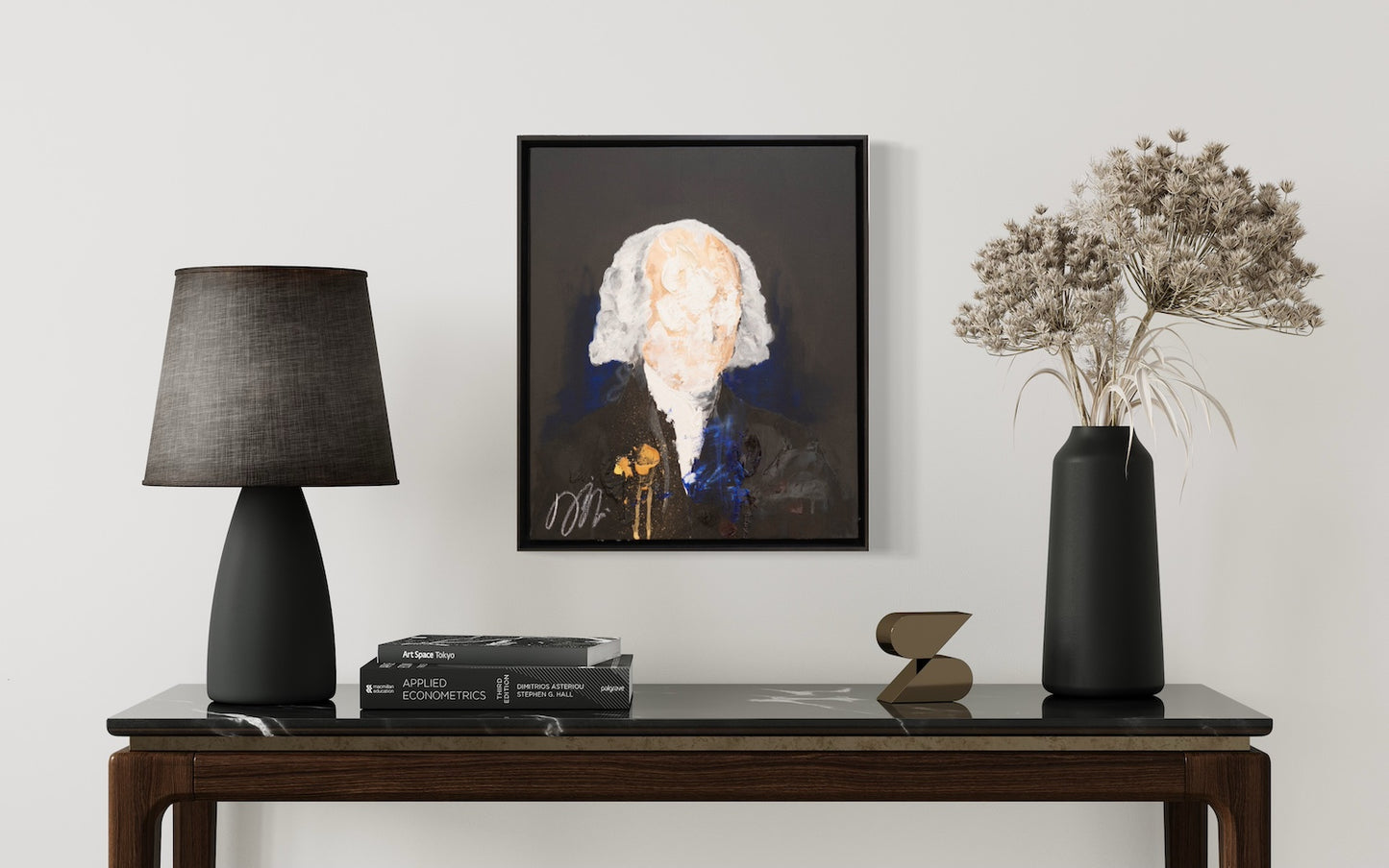 Portrait work UNTITLED (James Madison) contemporary painting