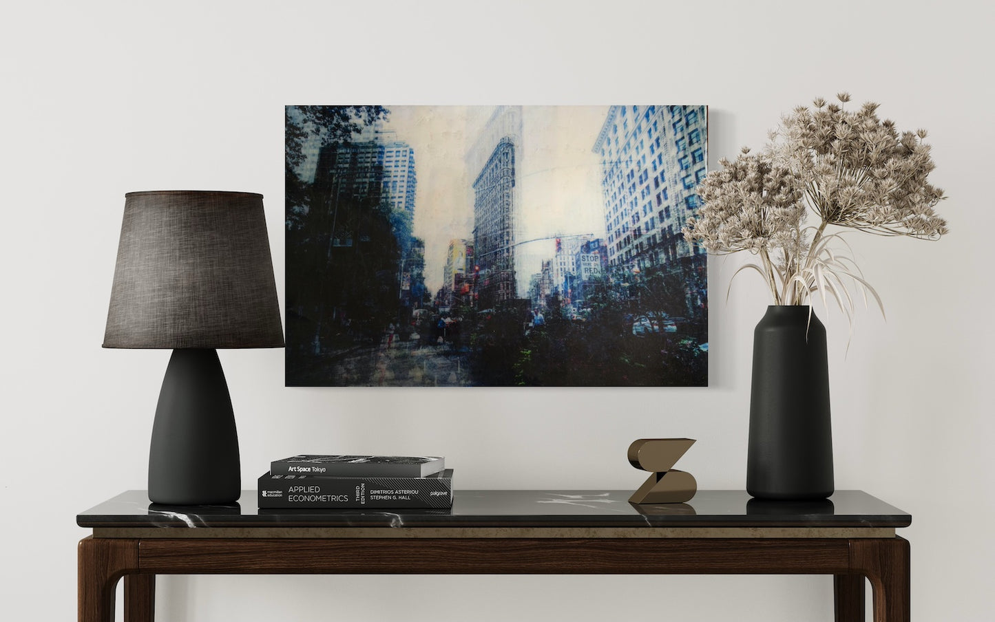 New York, Flatiron Building painting