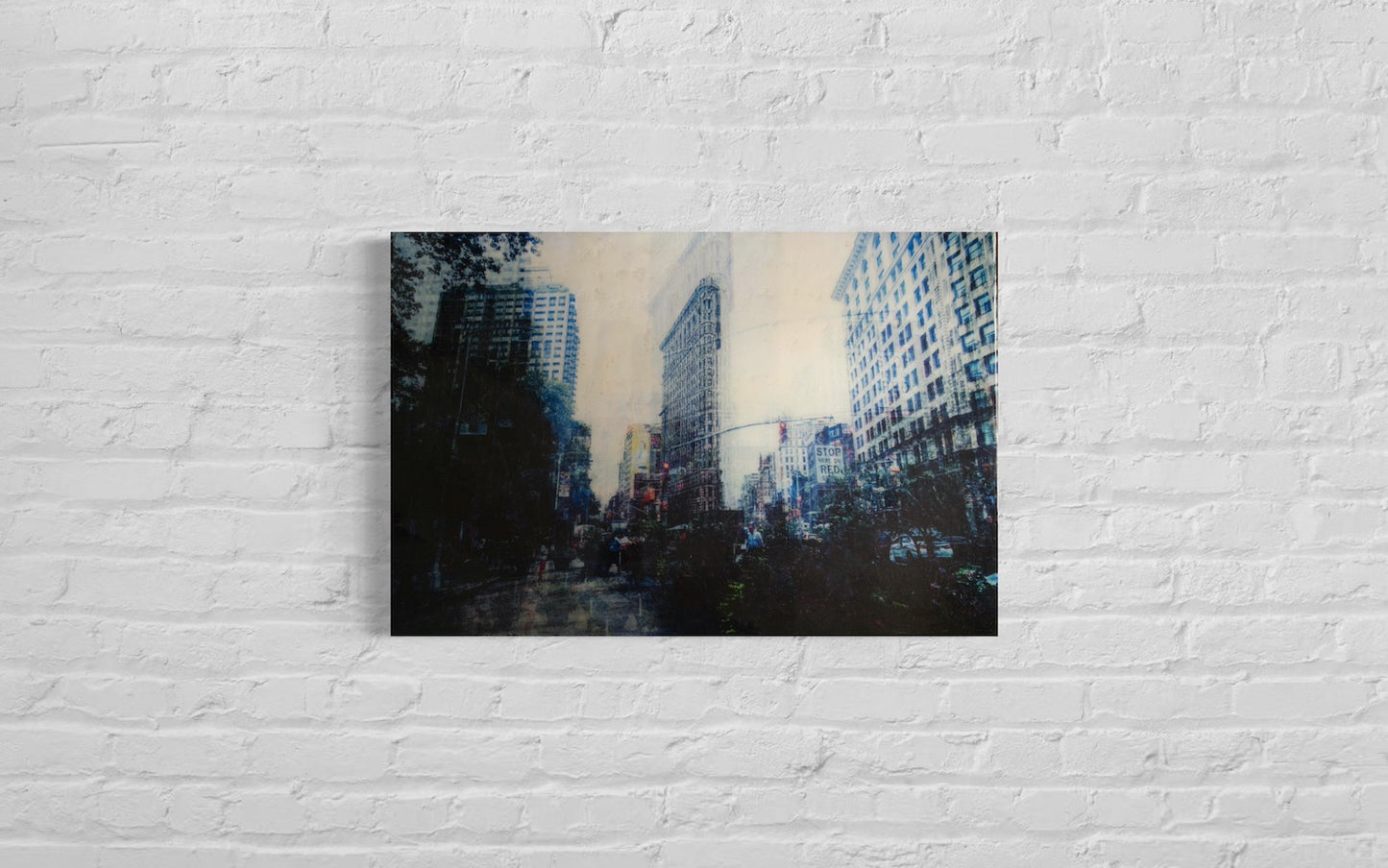 New York, Flatiron Building painting