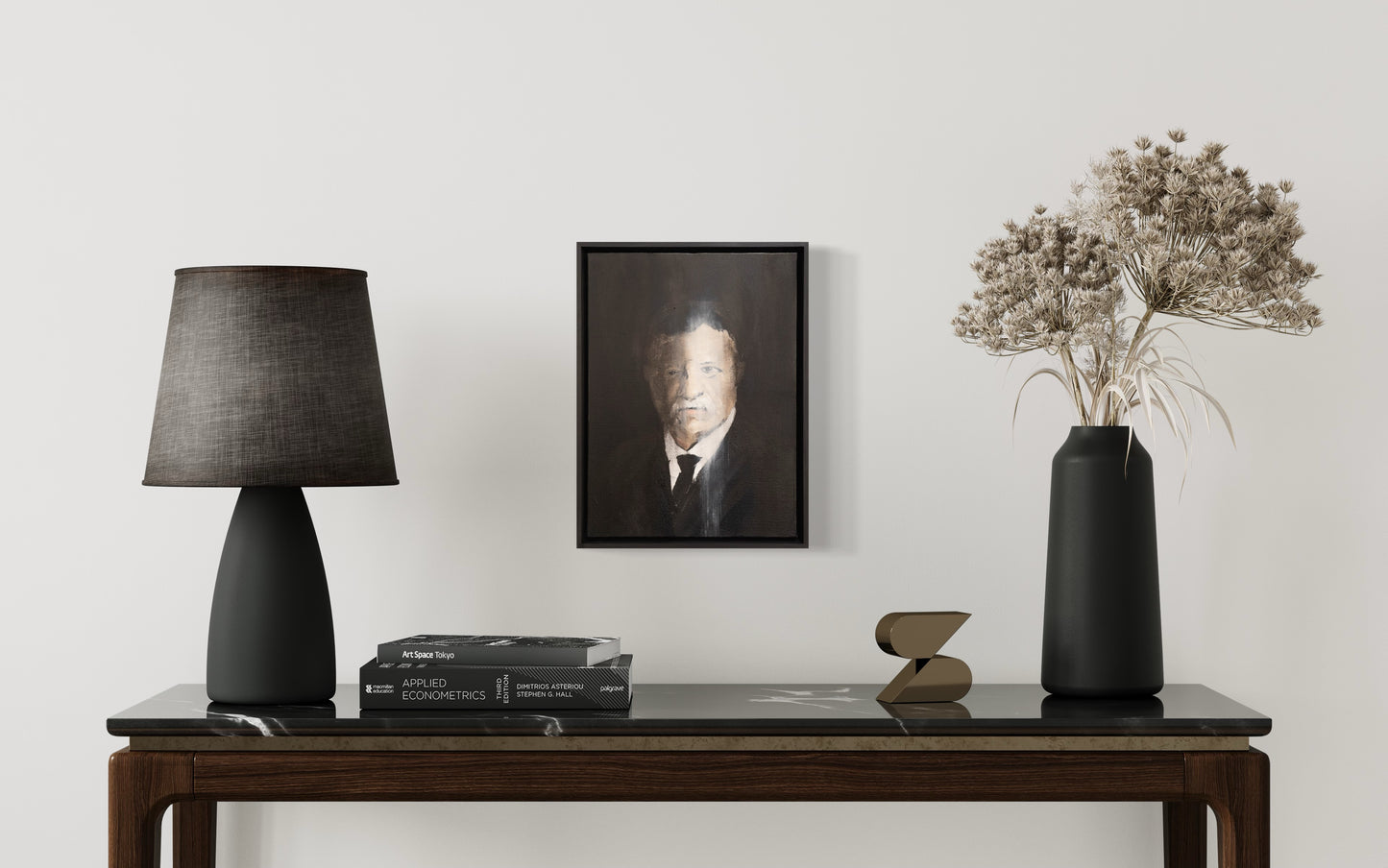 UNTITLED Portrait work (Theodore Roosevelt) contemporary painting