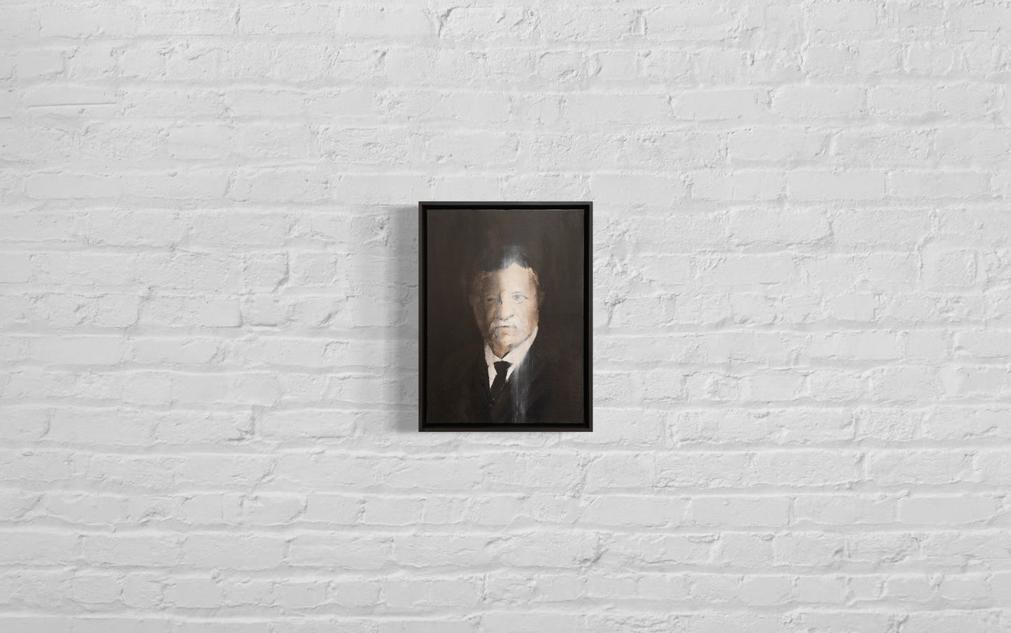 UNTITLED Portrait work (Theodore Roosevelt) contemporary painting