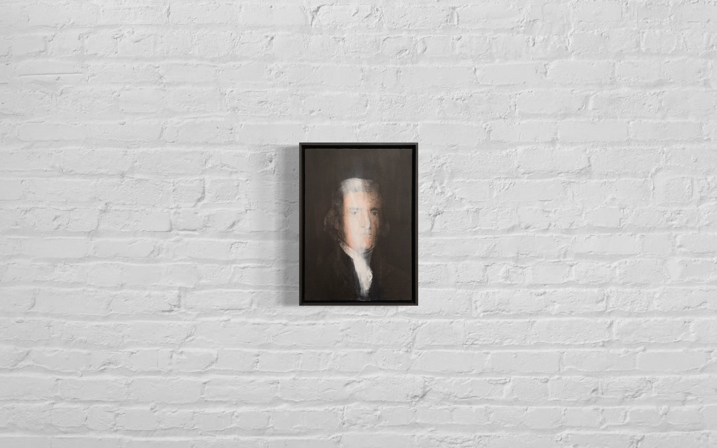 UNTITLED Portrait work (Thomas Jefferson) contemporary painting