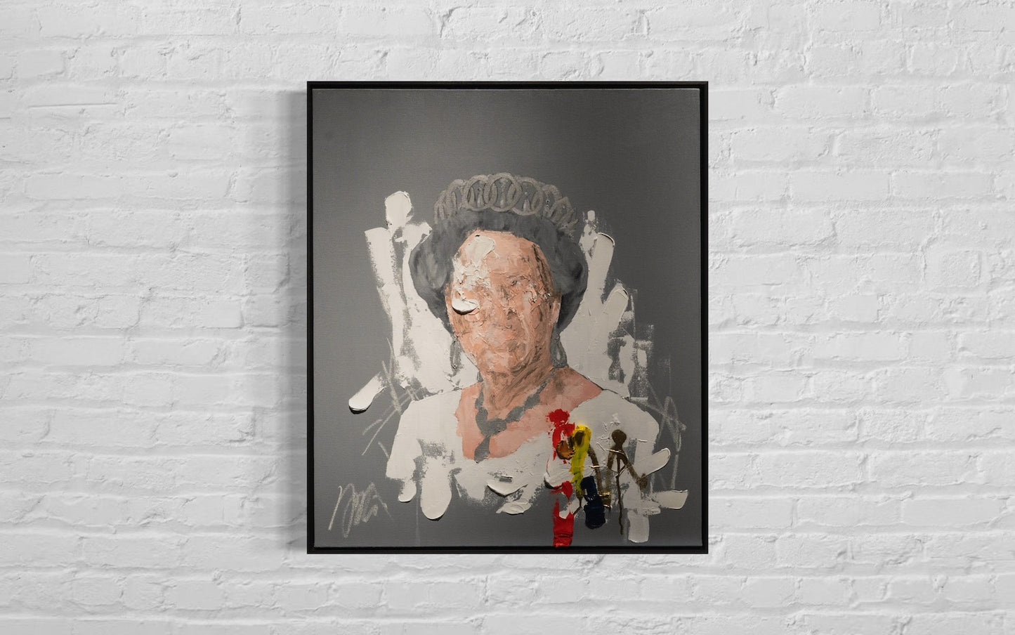 UNTITLED Portrait work (Elizabeth II) contemporary painting