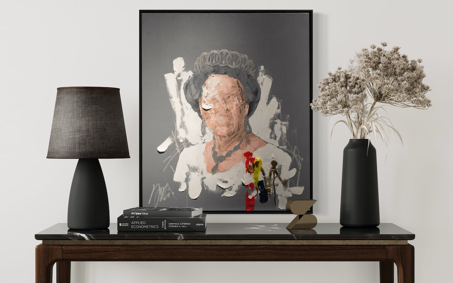 UNTITLED Portrait work (Elizabeth II) contemporary painting