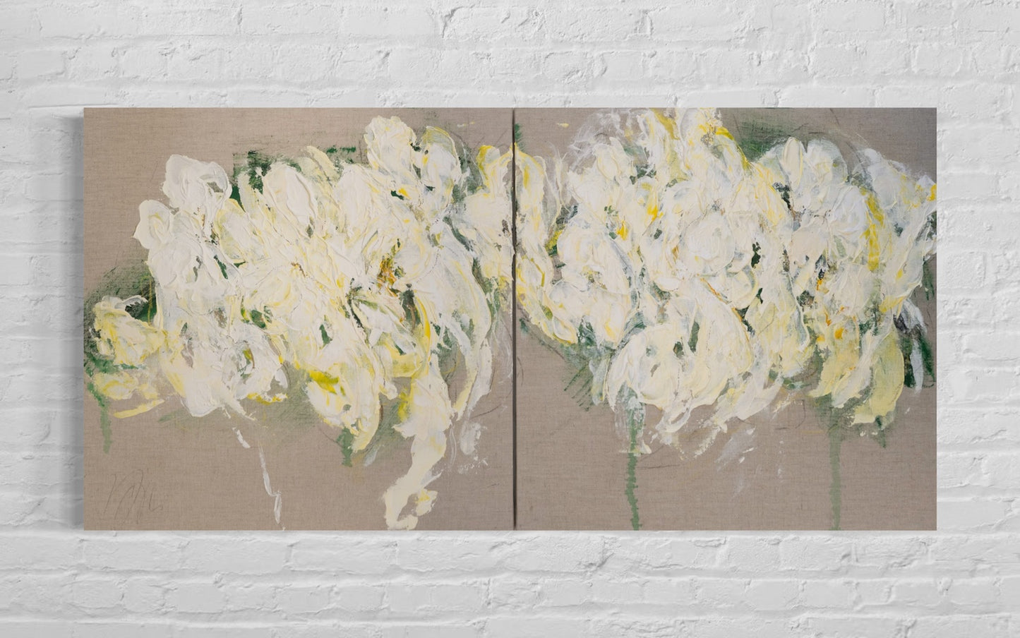 "Flowers" contemporary painting