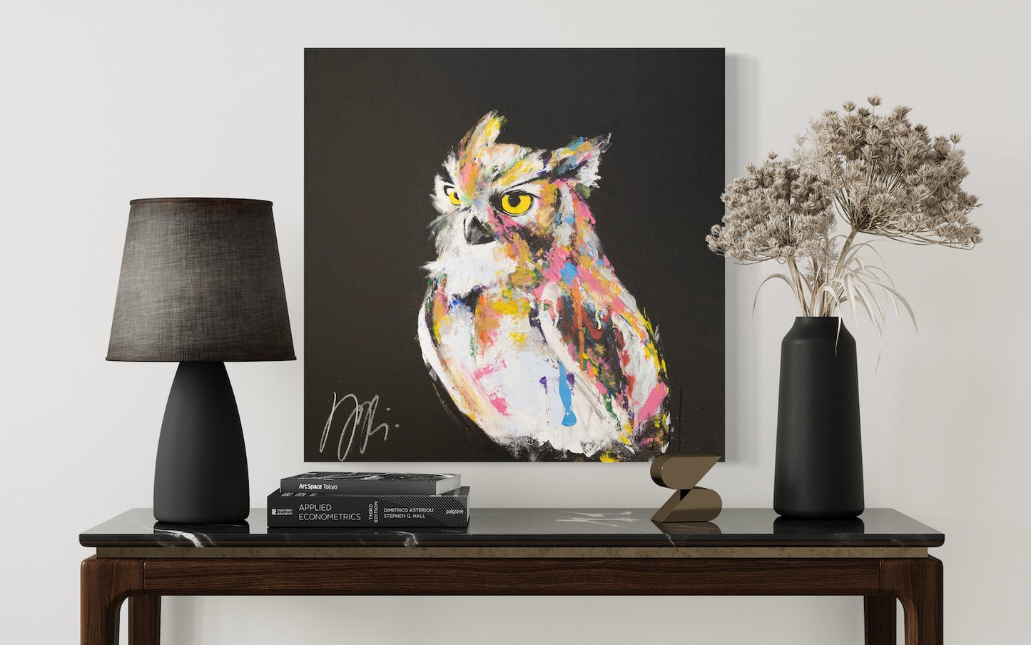 owl contemporary painting