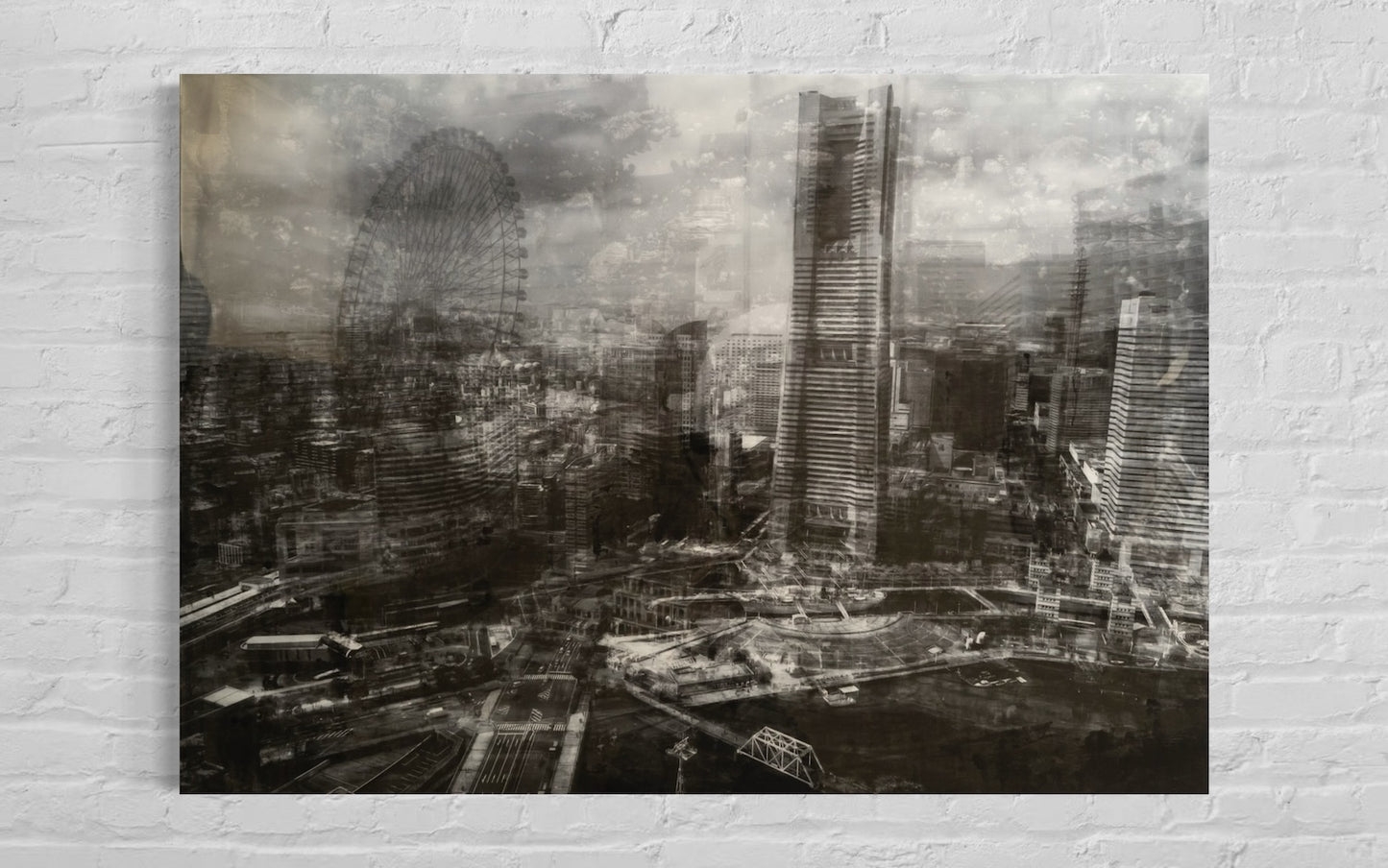 Title of artwork "Yokohama" contemporary painting
