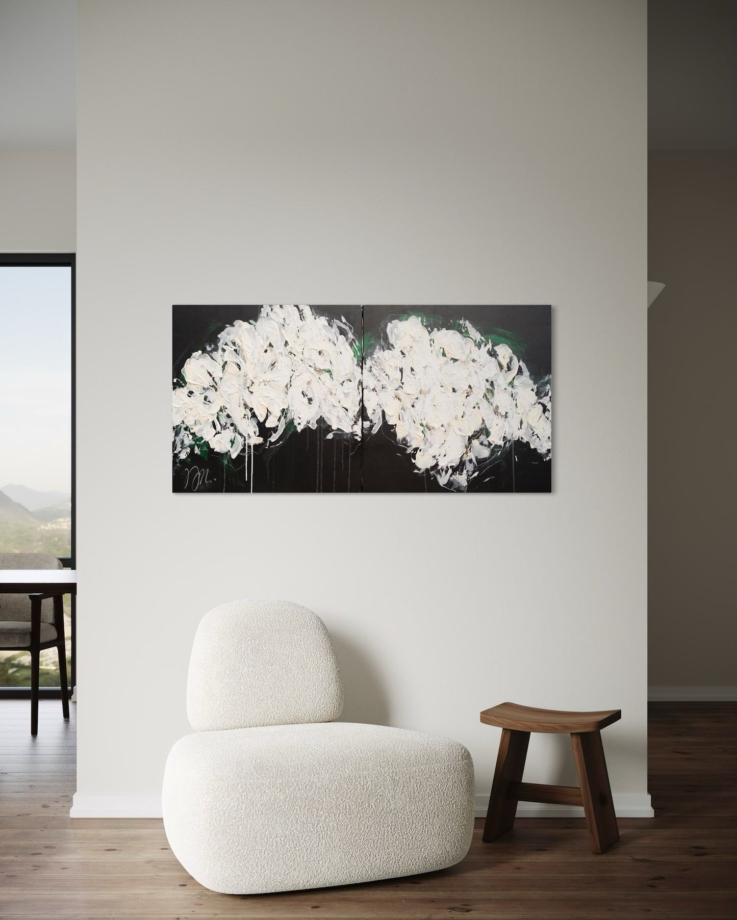 contemporary abstract Flowers
