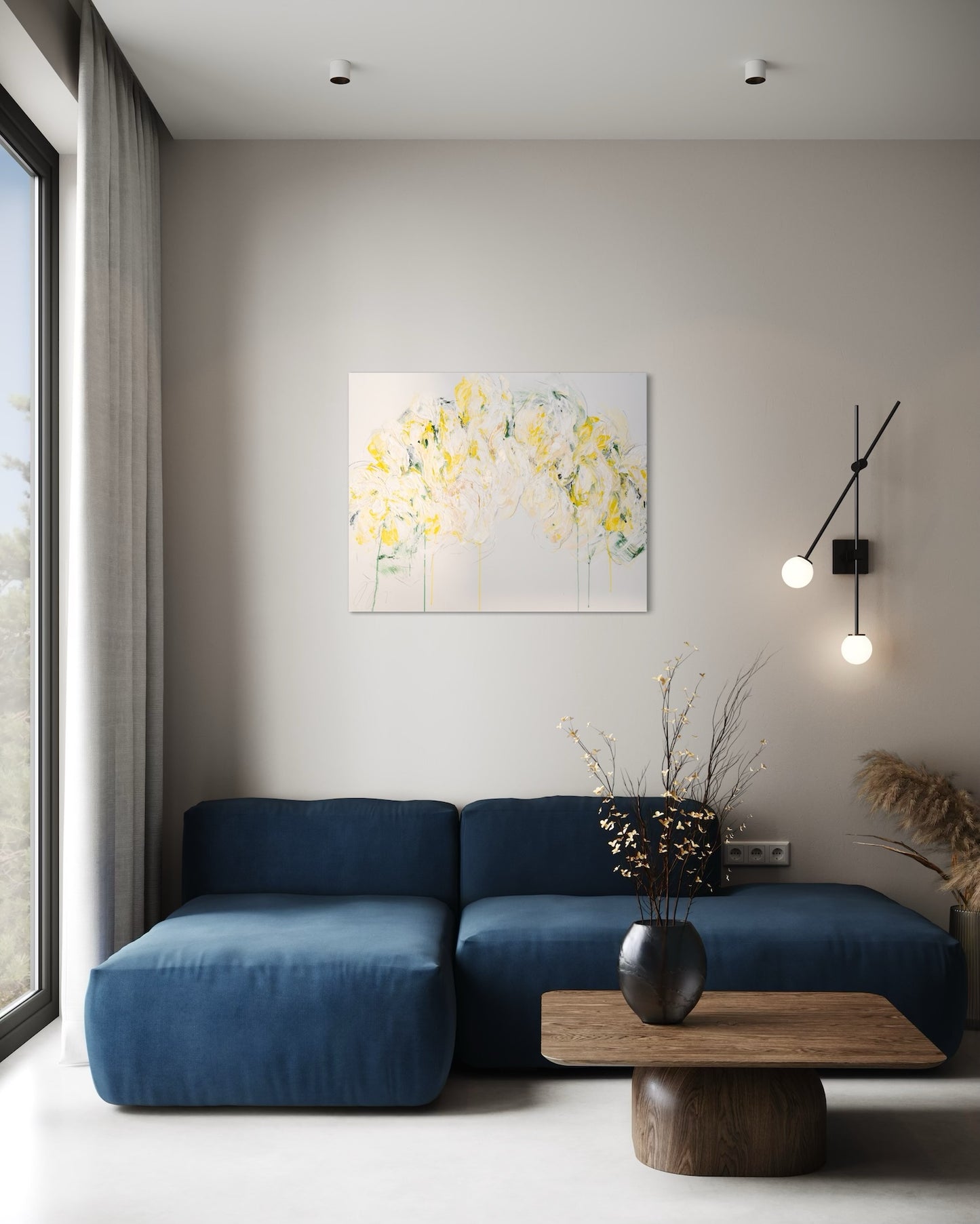 contemporary abstract Flowers