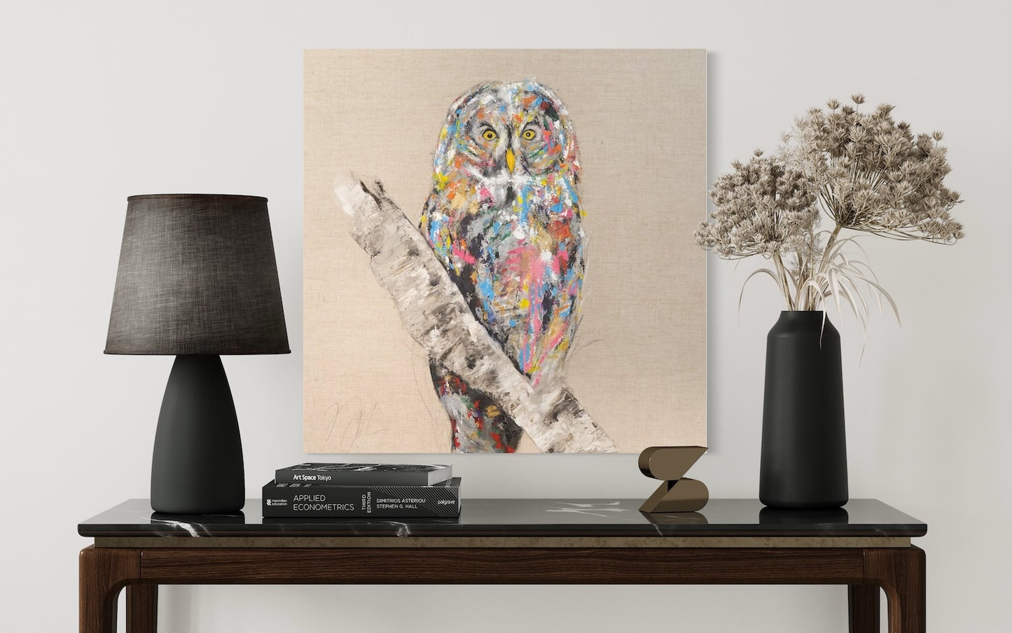 owl contemporary painting art