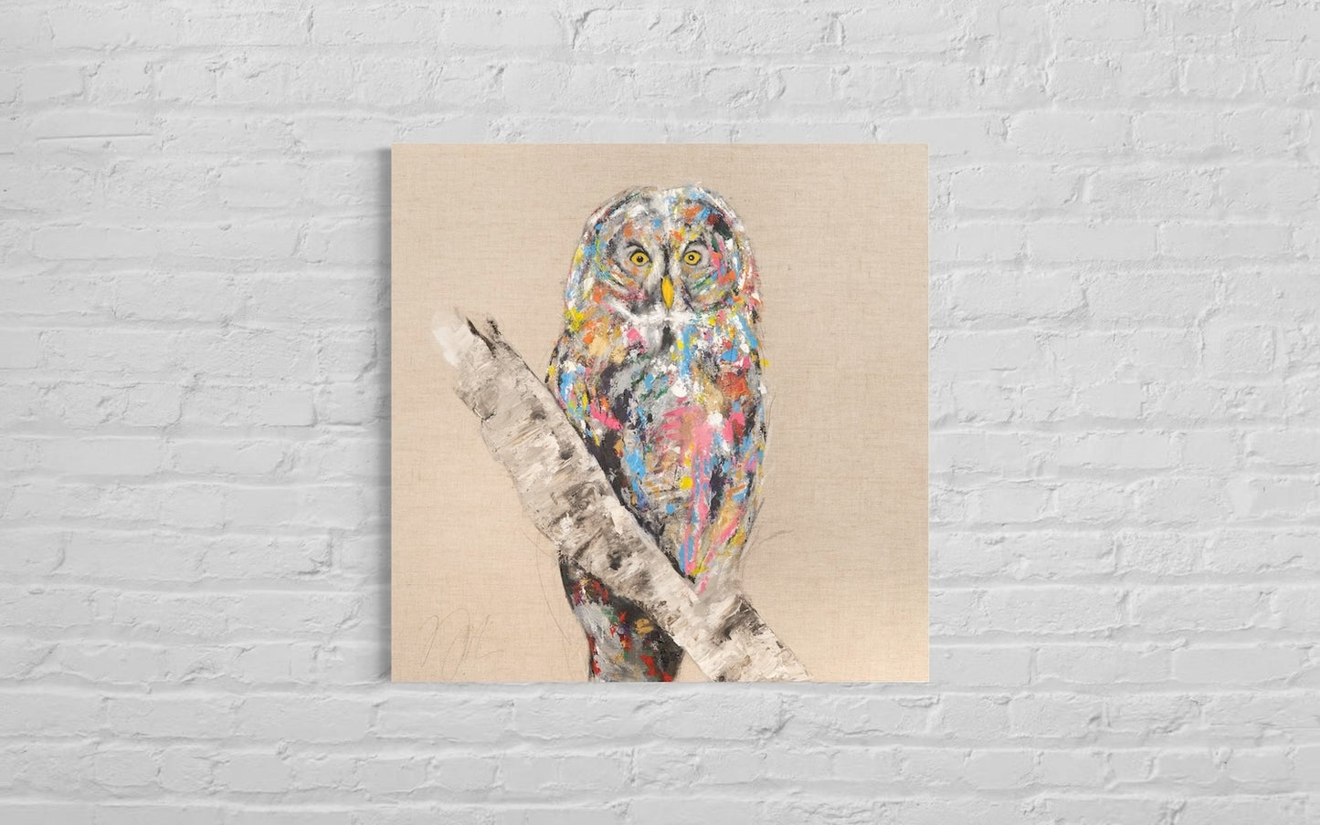 owl contemporary painting art