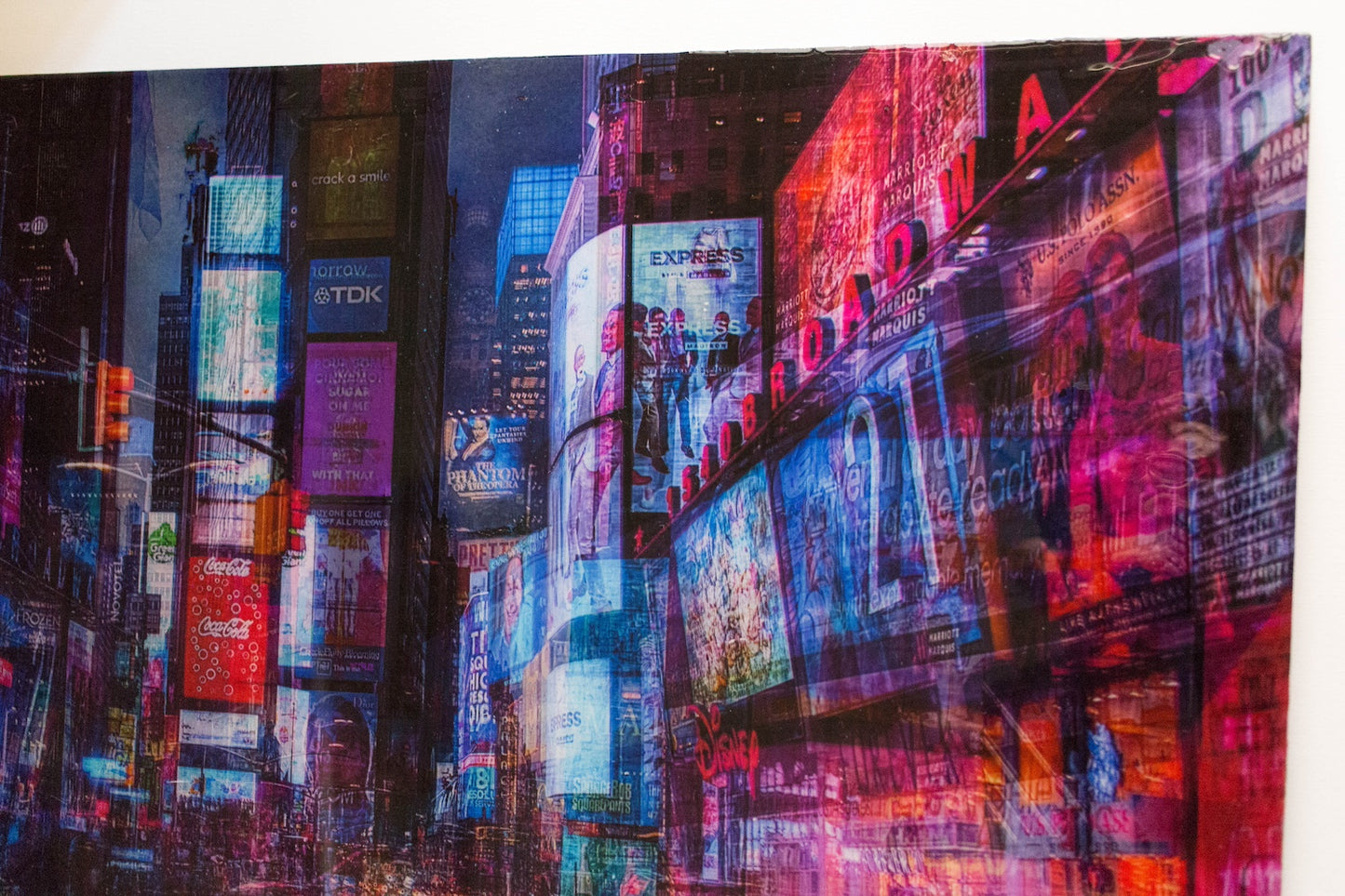 New York, Times square painting