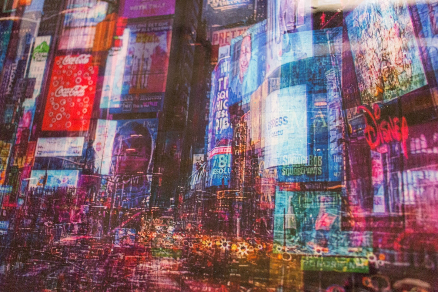 New York, Times square painting