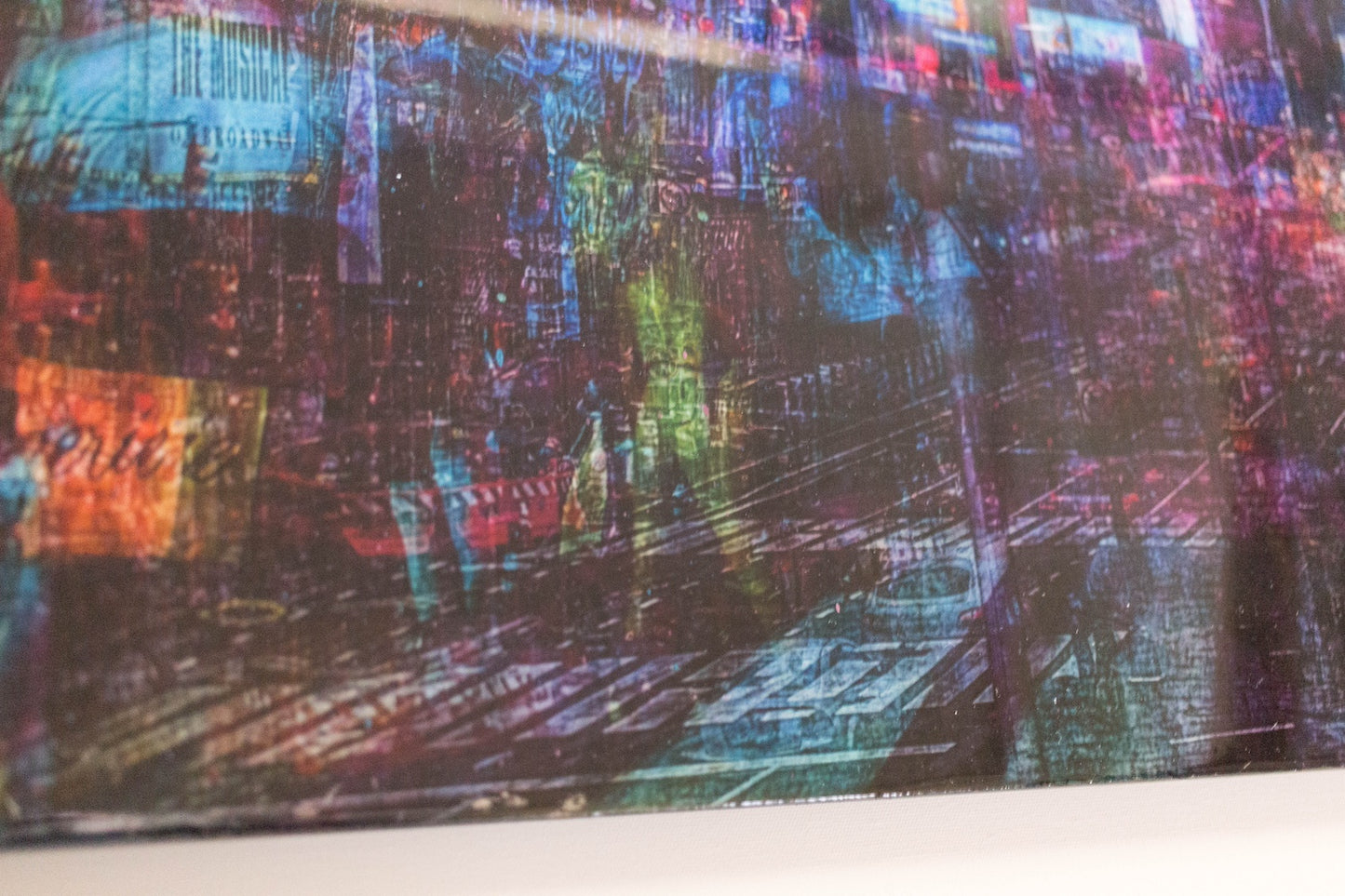 New York, Times square painting