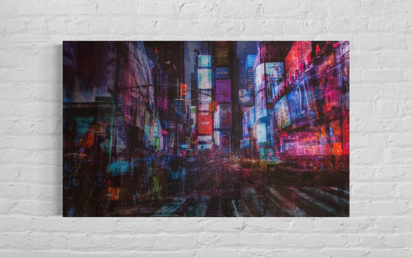 New York, Times square painting