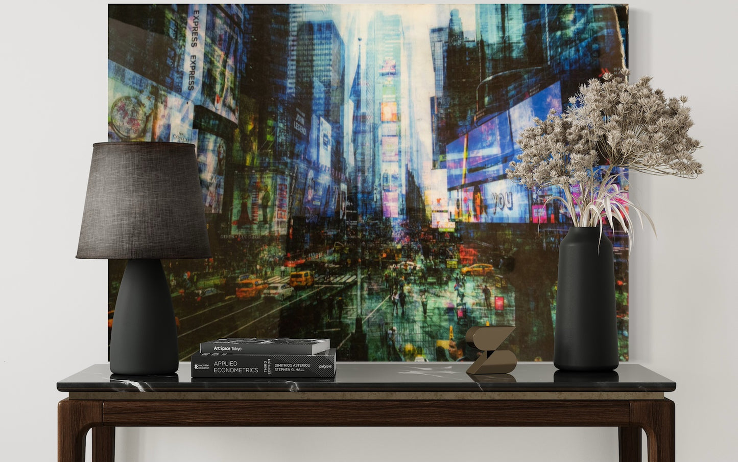 New York, Times square painting