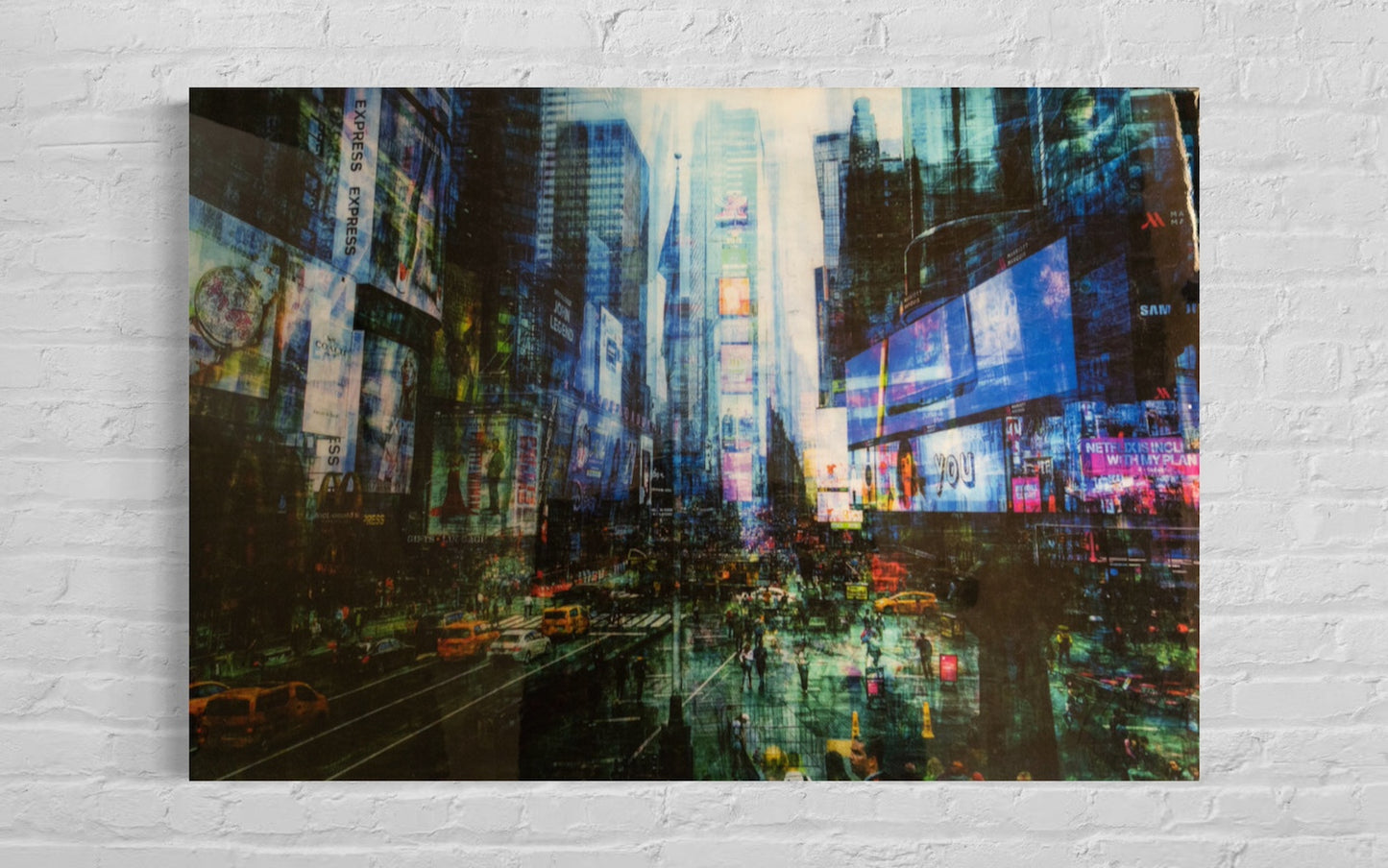 New York, Times square painting