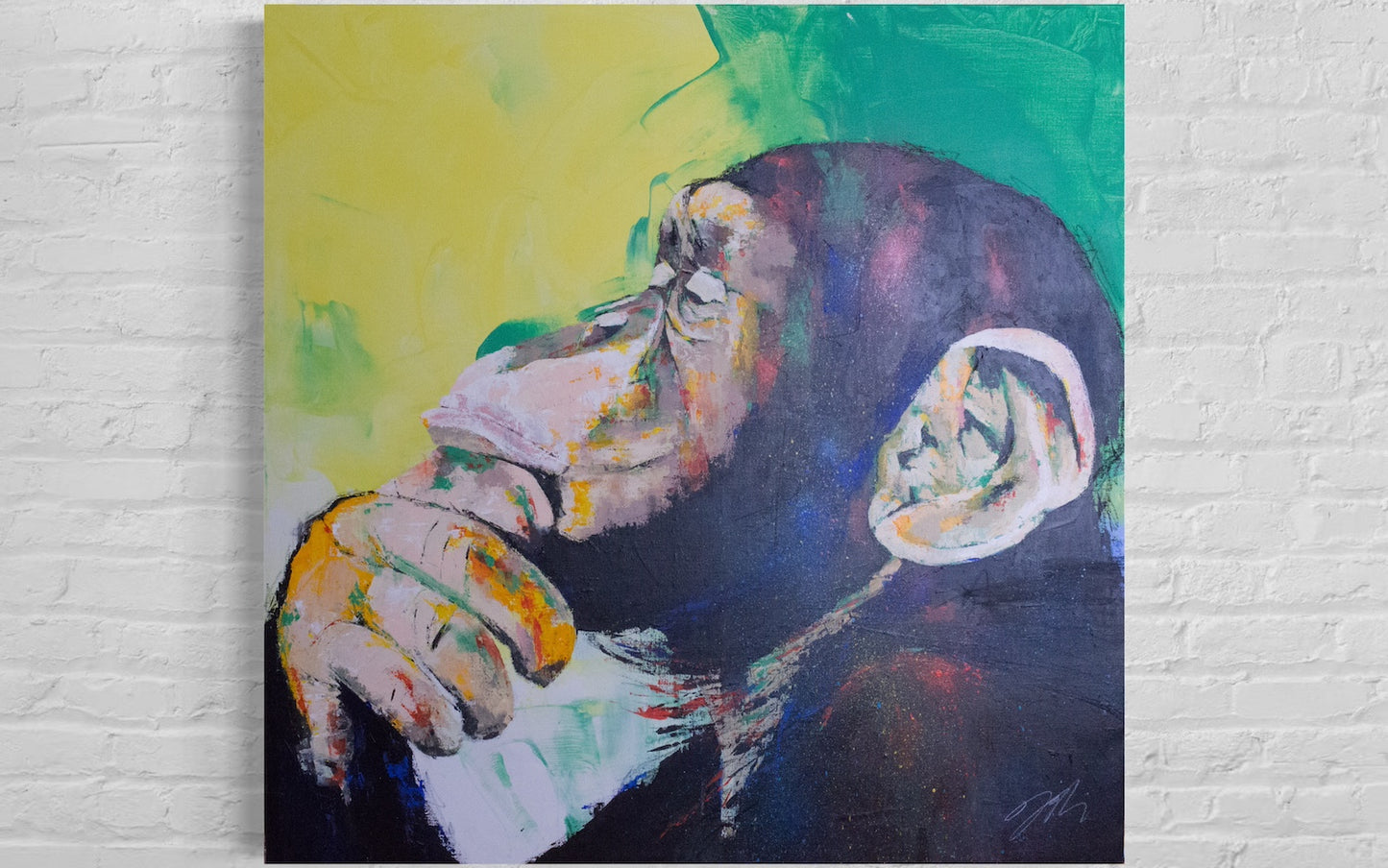 Monkey painting
