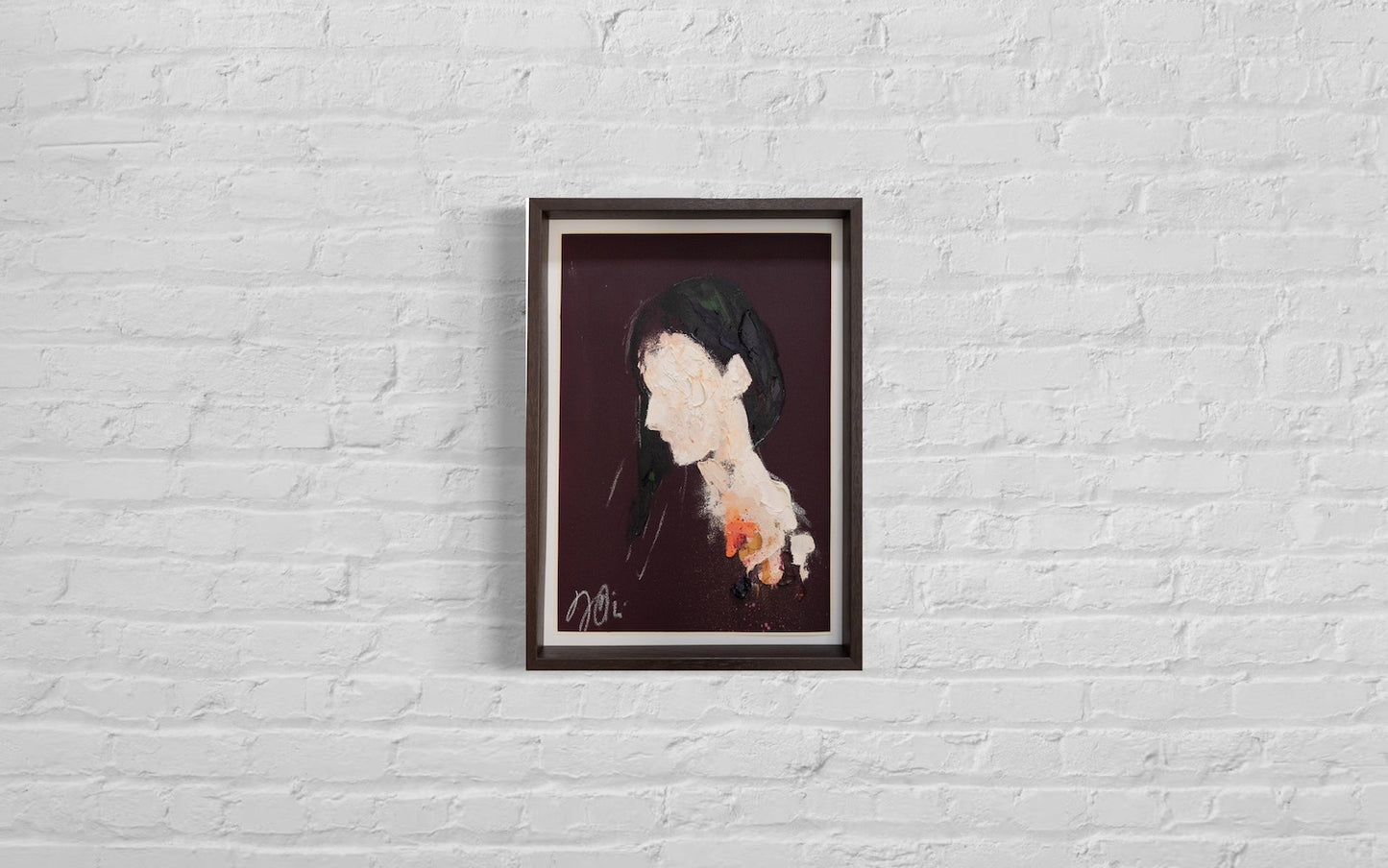 mirror series UNTITLED Portrait (Large size) painting
