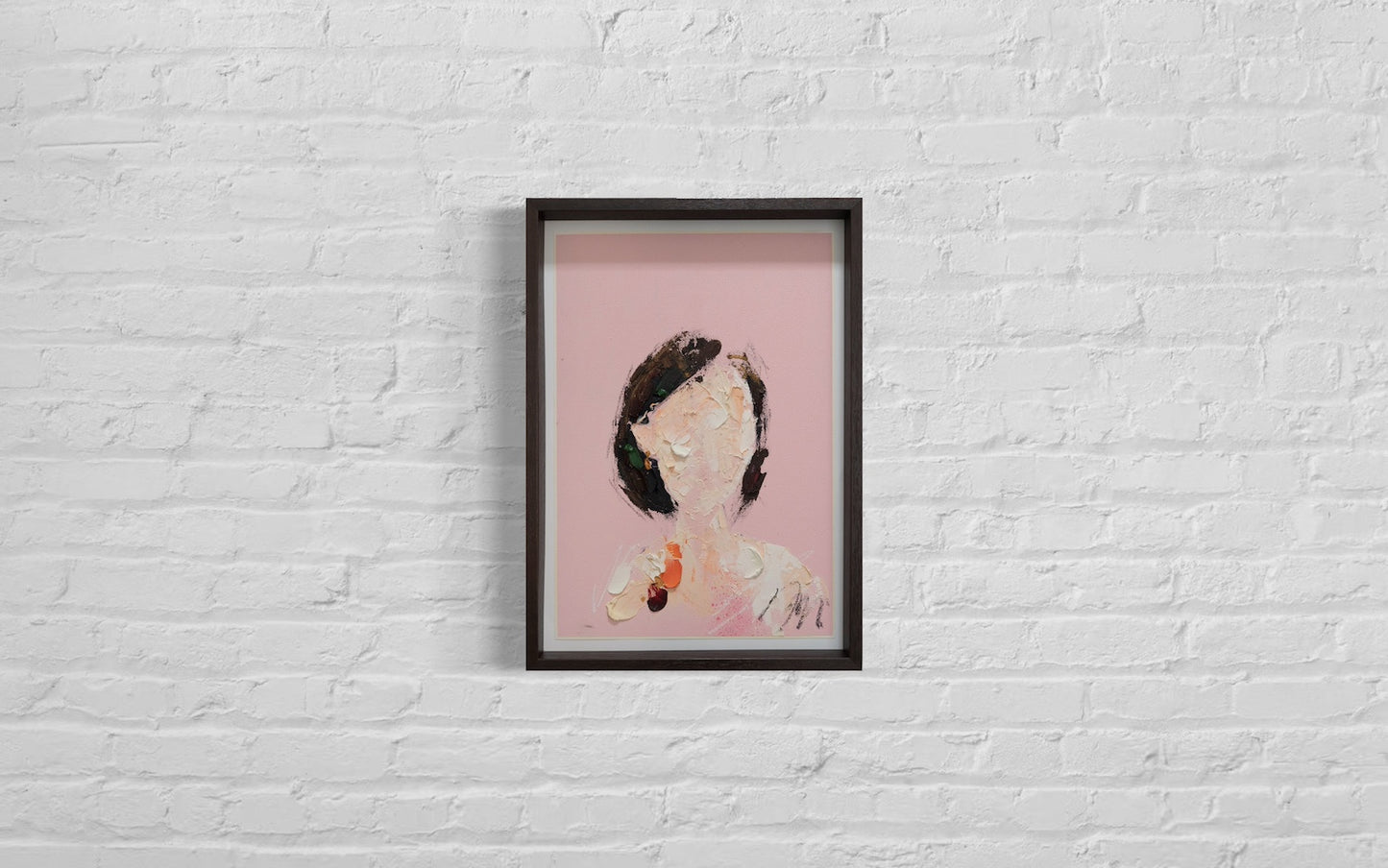 mirror series UNTITLED Portrait (Large size) painting