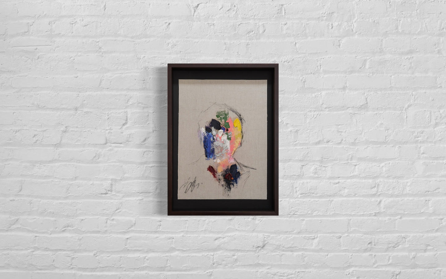 mirror series UNTITLED Portrait (Large size) painting