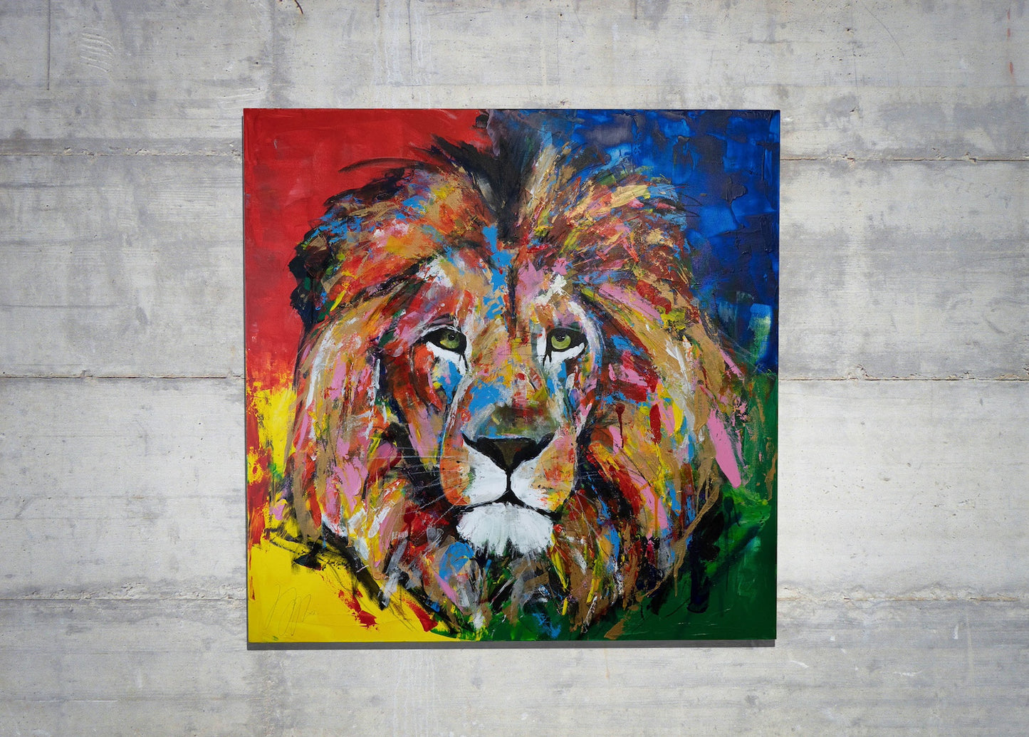LION contemporary painting