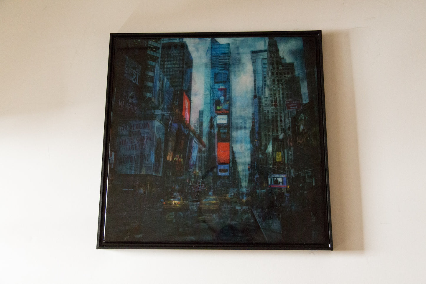 New York, Times square painting