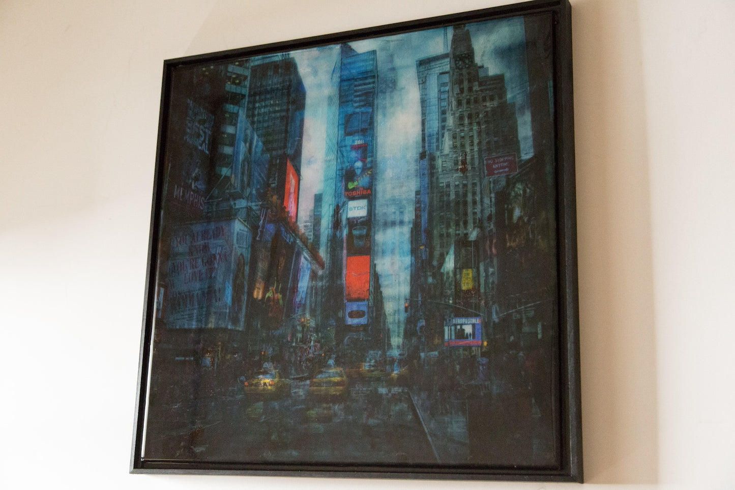 New York, Times square painting