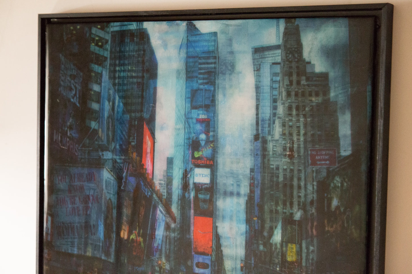 New York, Times square painting