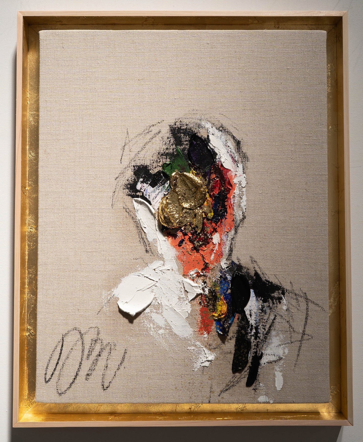 Antique Gold Portrait work