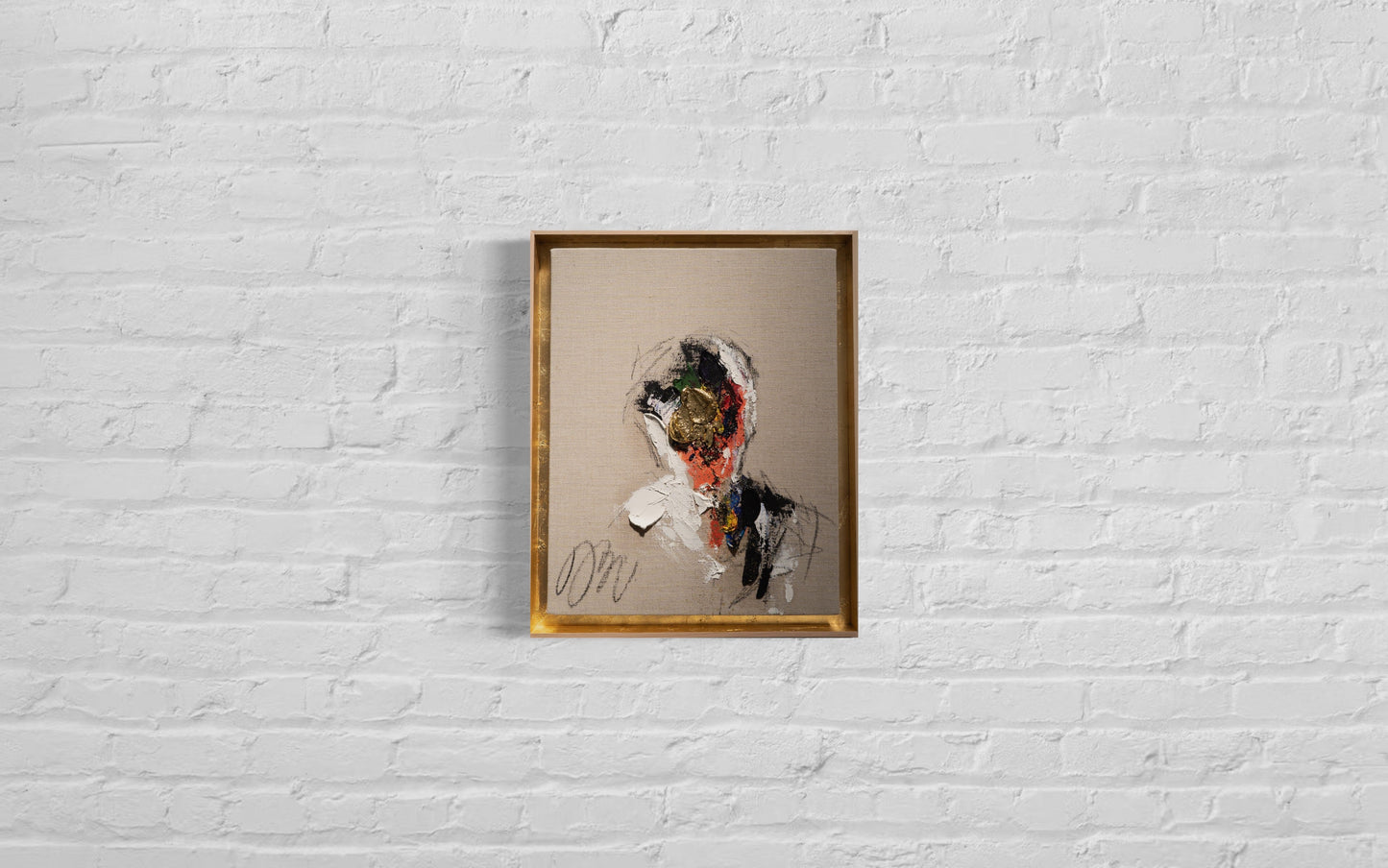 Antique Gold Portrait work