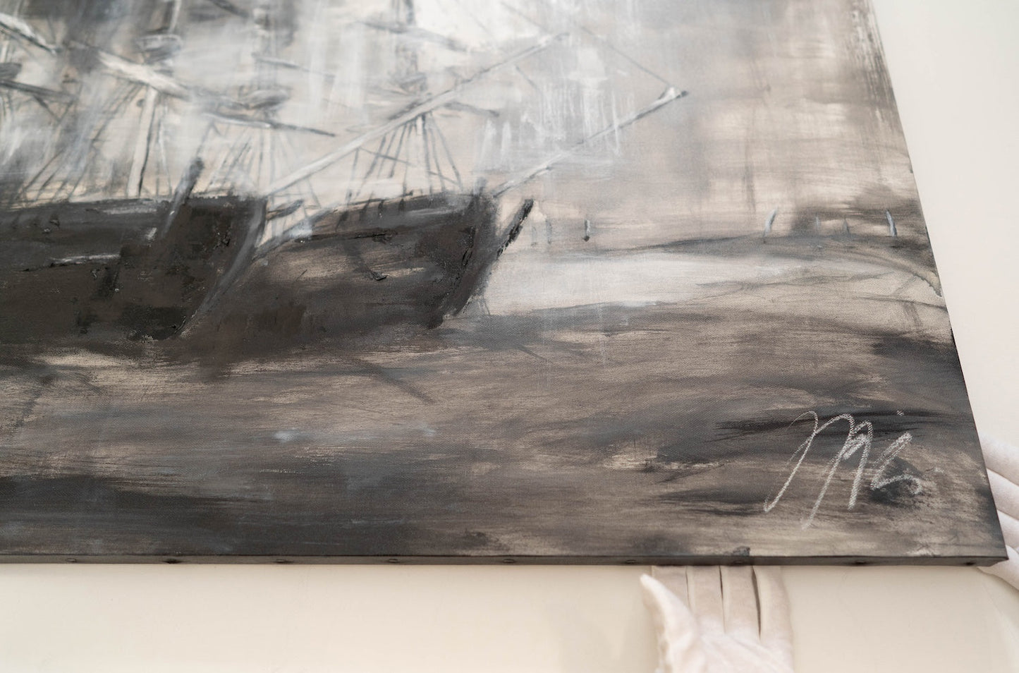 ’Colliers unloading on Hove Beach’ after John Constable