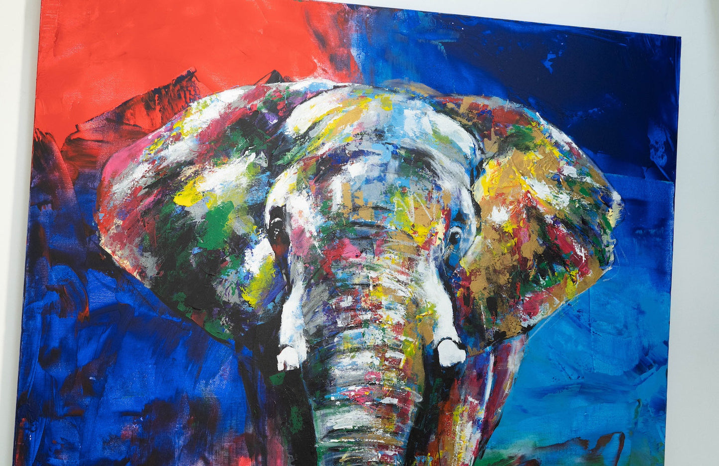 Elephant contemporary painting art