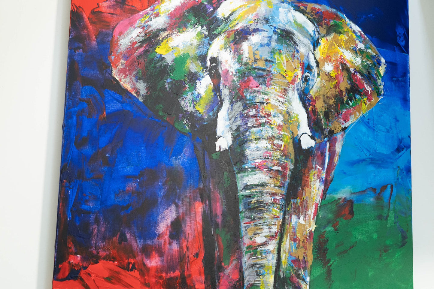 Elephant contemporary painting art