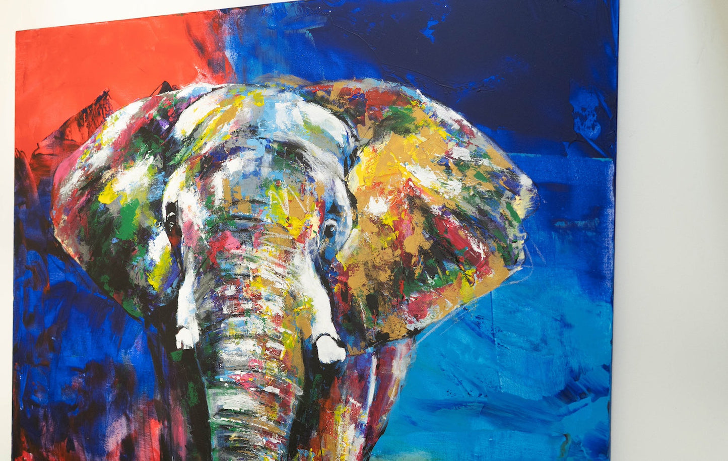 Elephant contemporary painting art