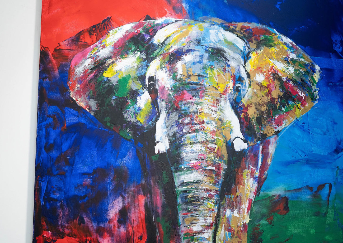 Elephant contemporary painting art