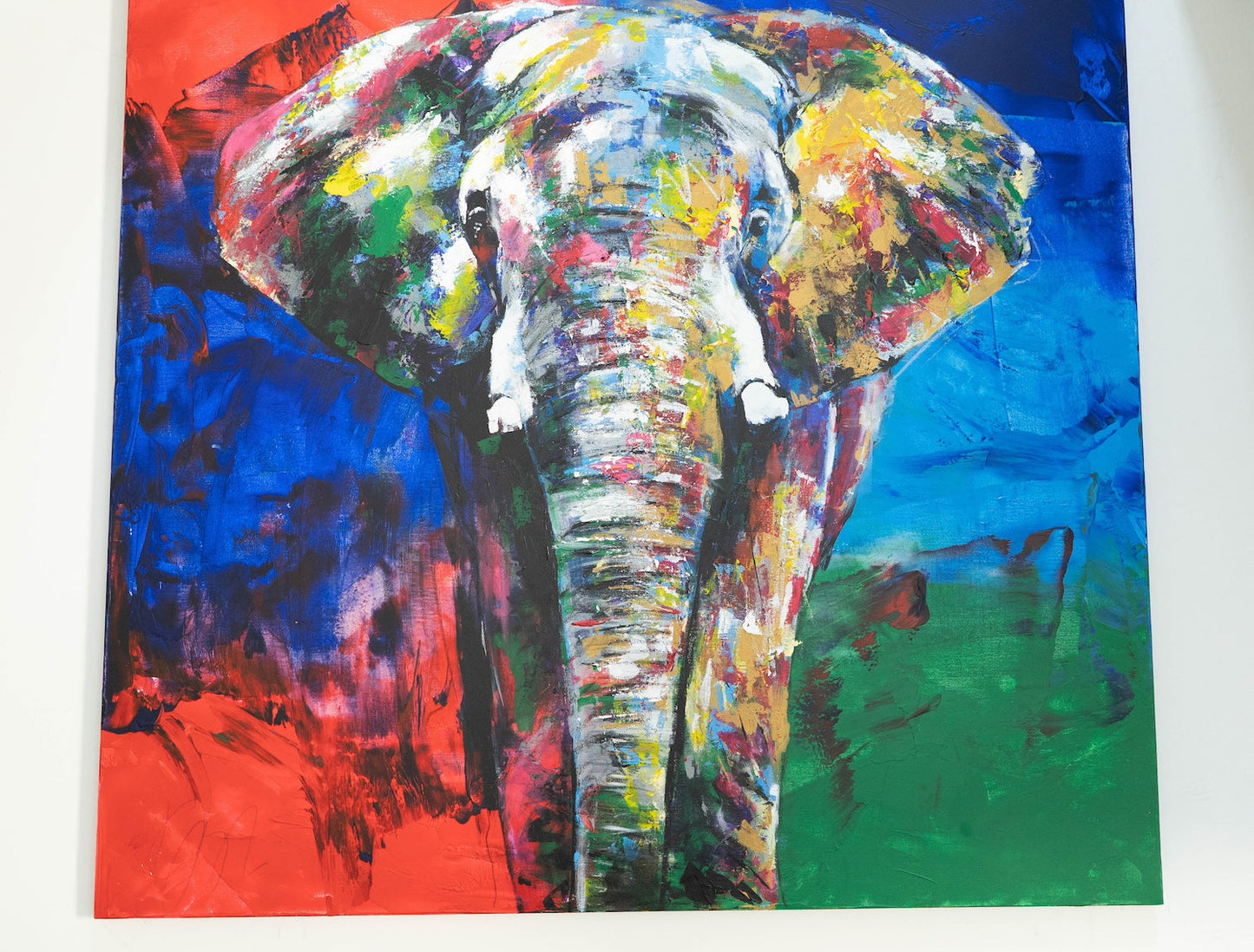 Elephant contemporary painting art