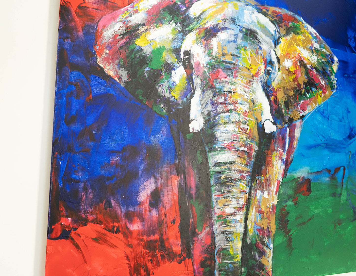 Elephant contemporary painting art