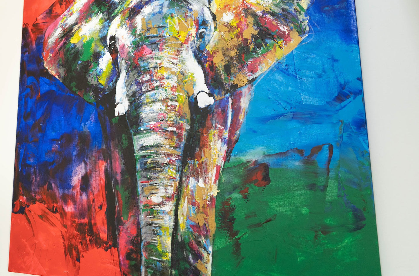 Elephant contemporary painting art