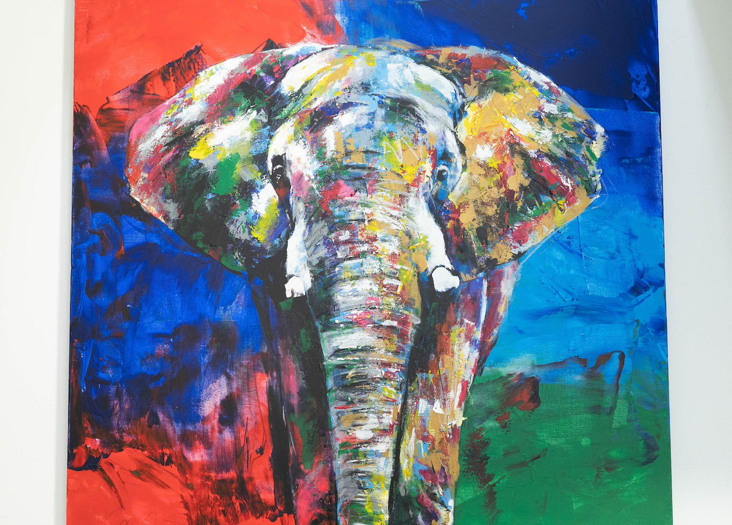 Elephant contemporary painting art