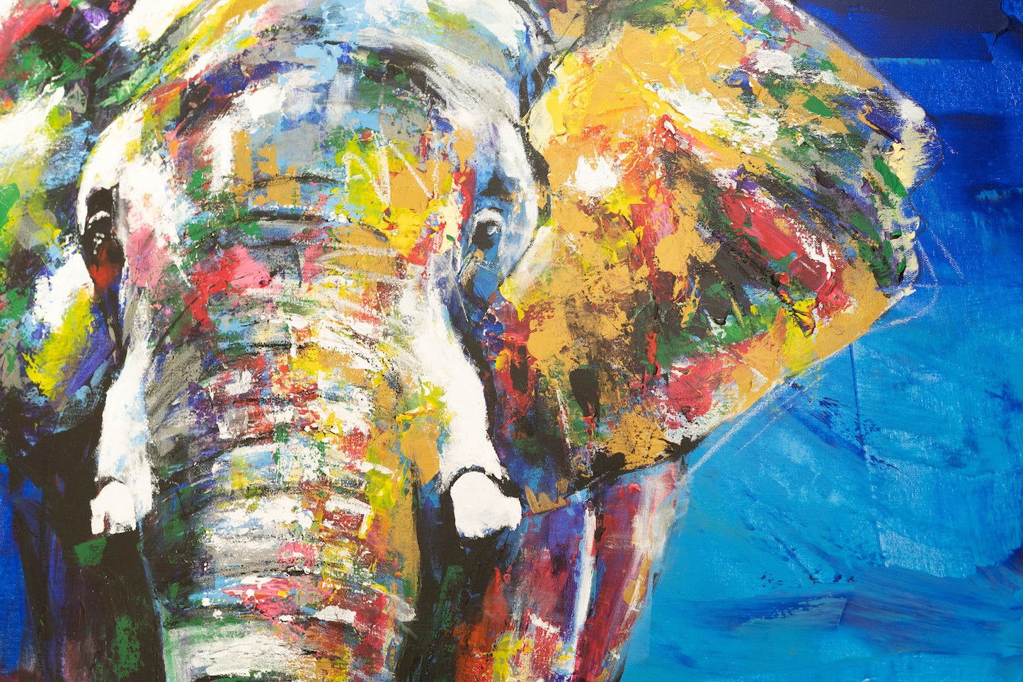 Elephant contemporary painting art