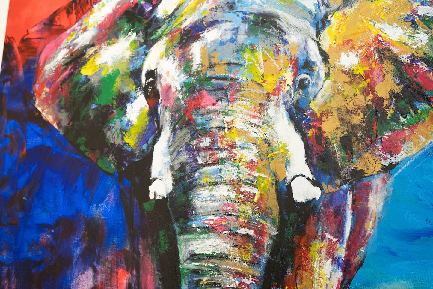 Elephant contemporary painting art