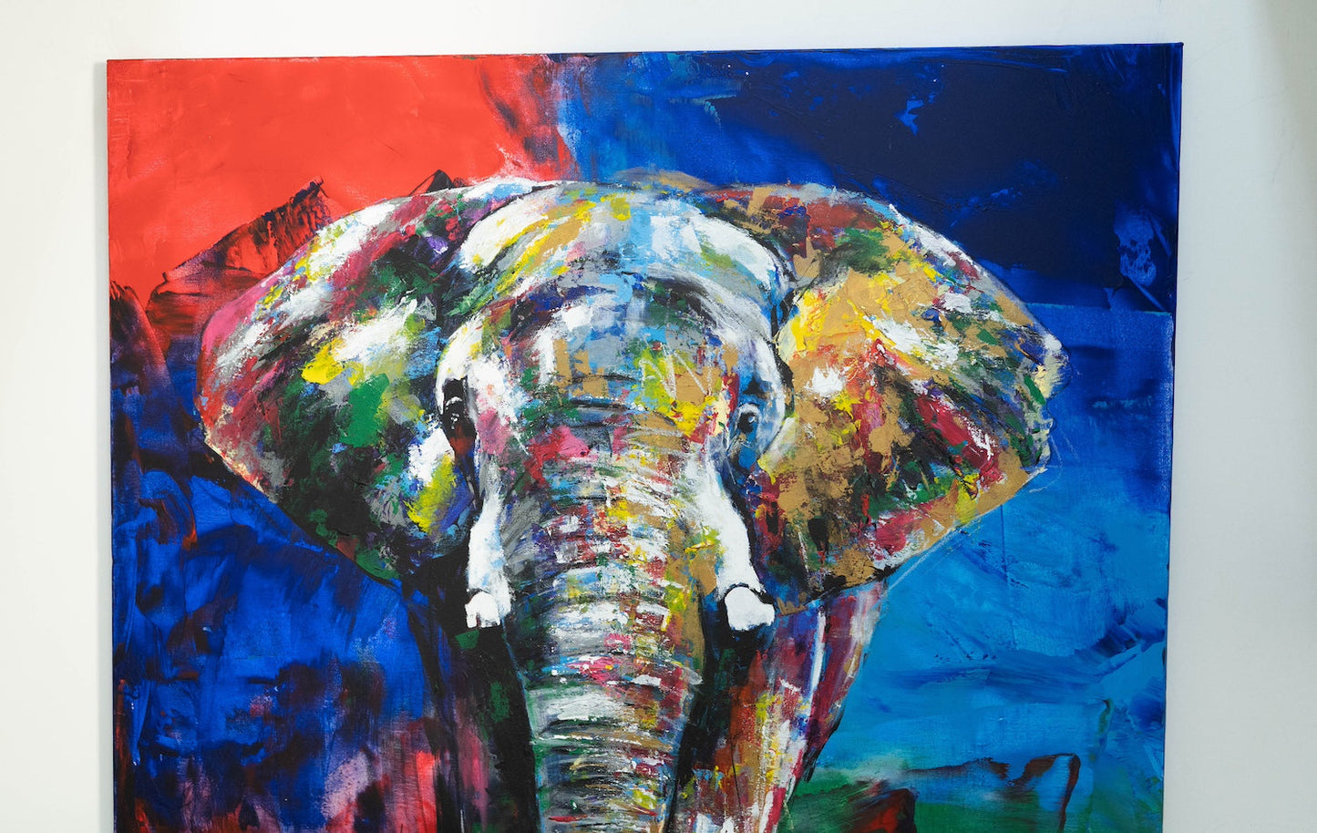 Elephant contemporary painting art