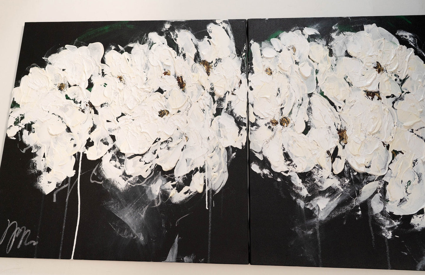 Flowers contemporary painting art