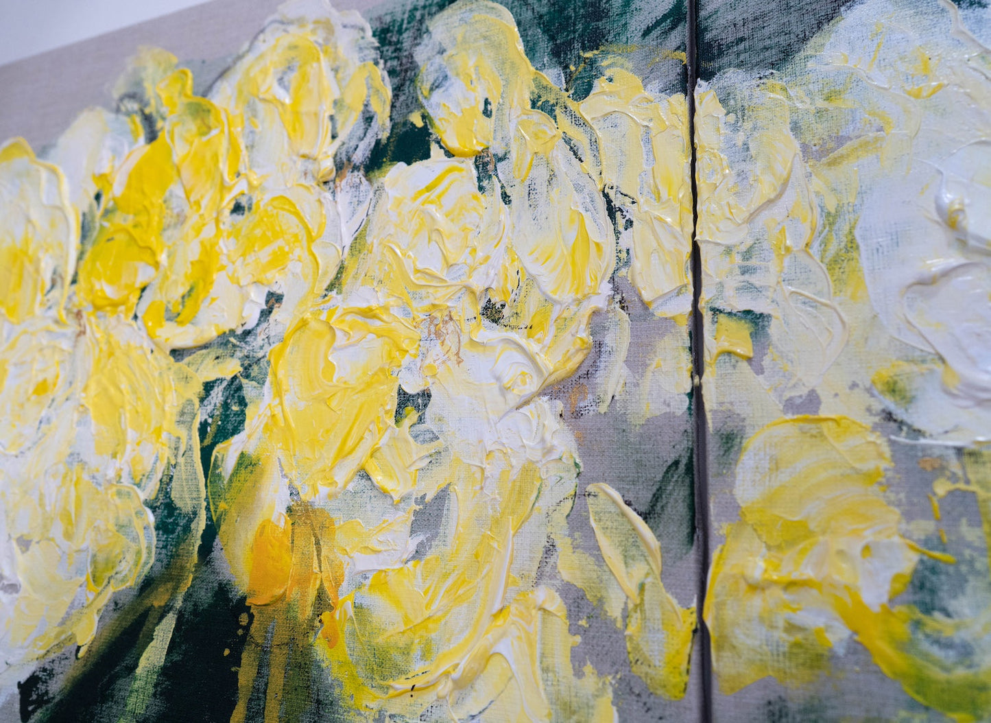 Flowers contemporary painting art