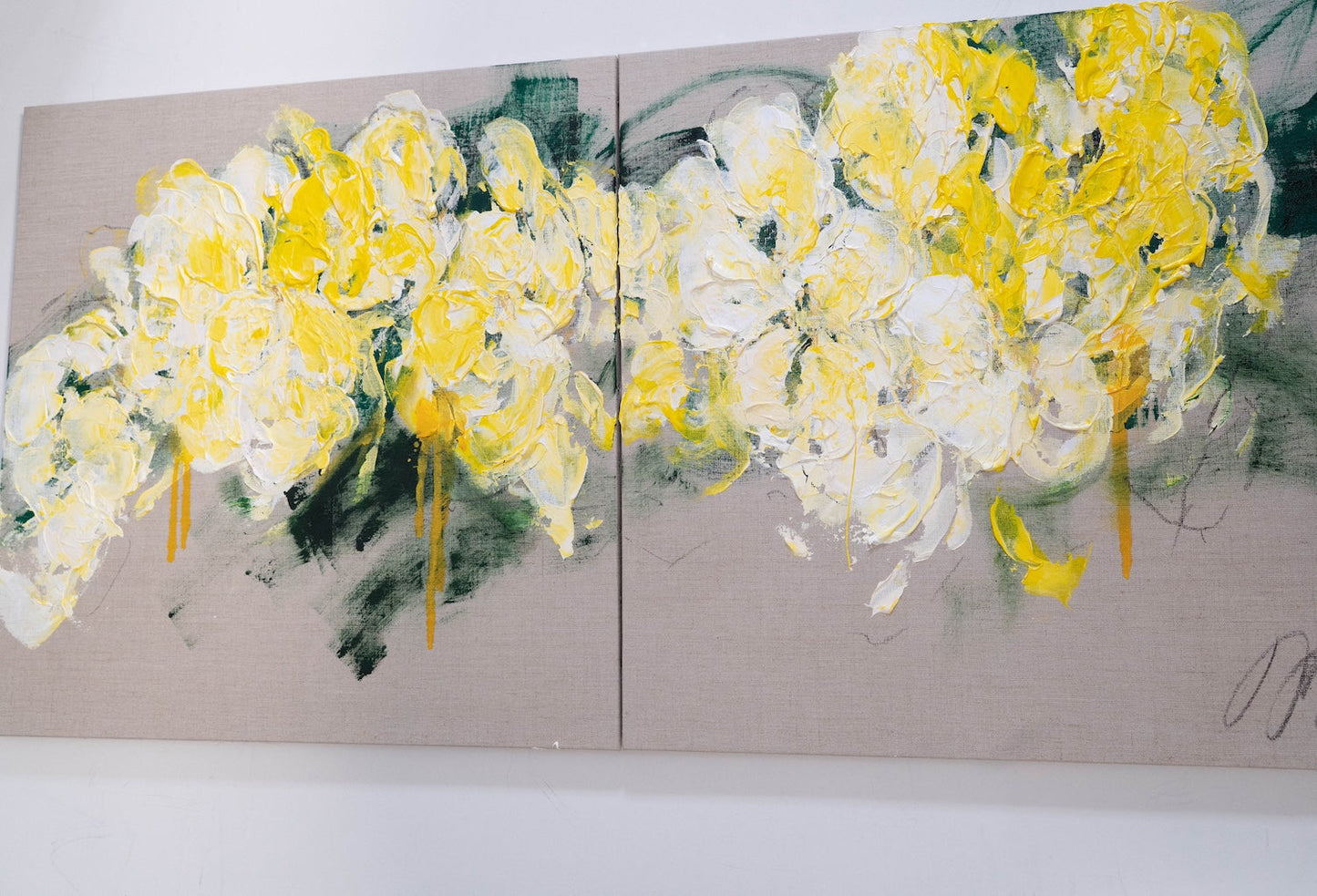 Flowers contemporary painting art