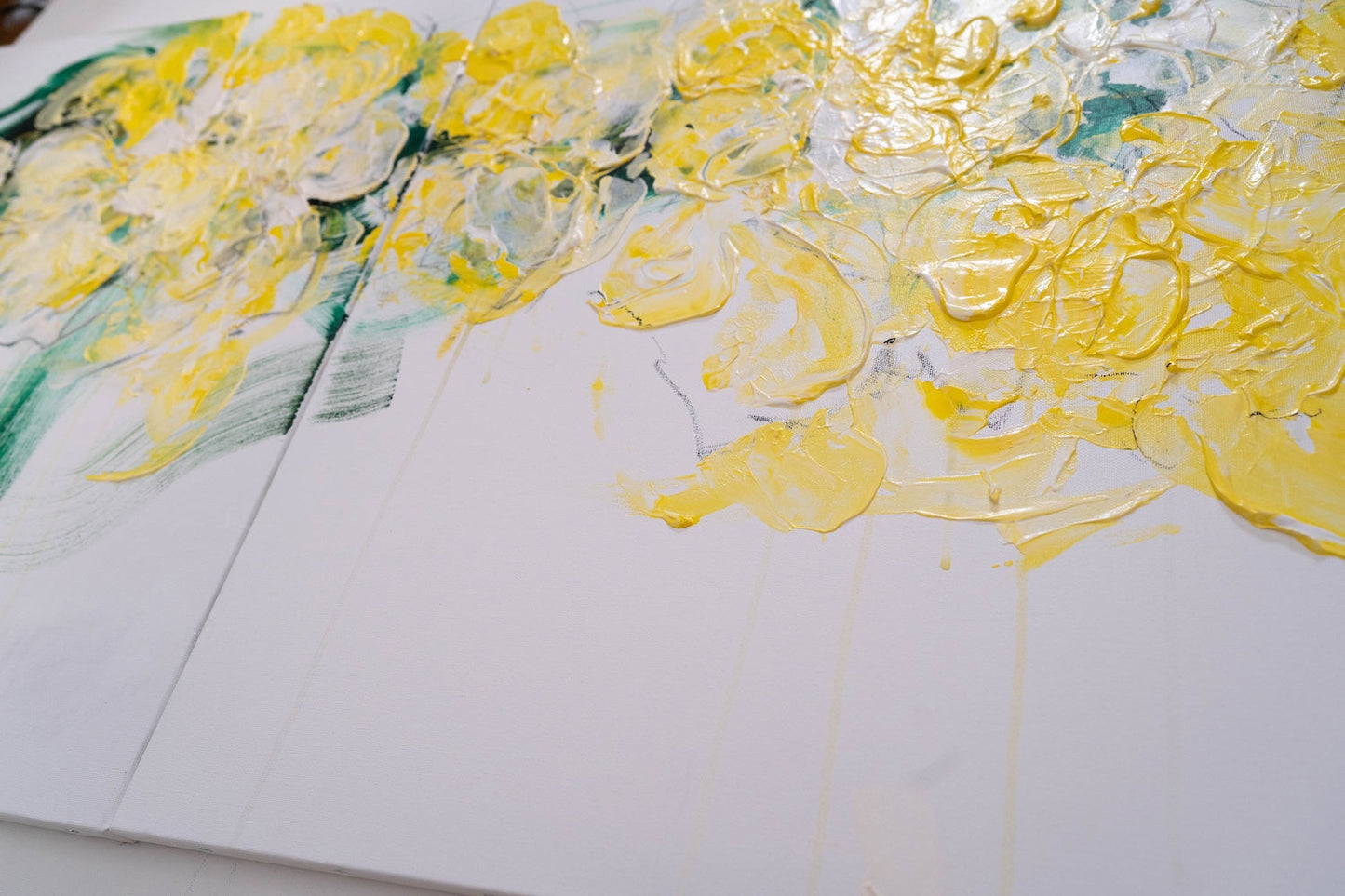 Flowers contemporary painting art