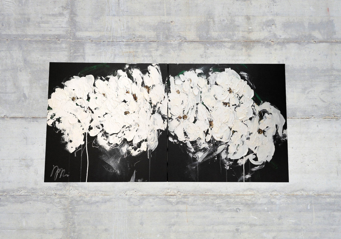 Flowers contemporary painting art
